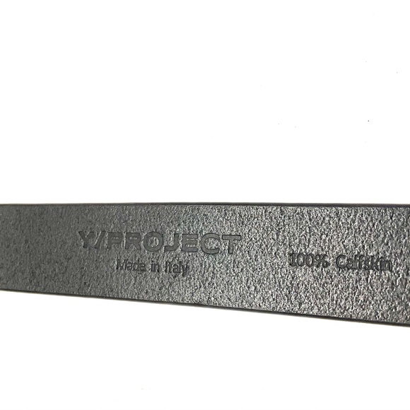 Y/Project Heart slim leather belt - Picture 4 of 4